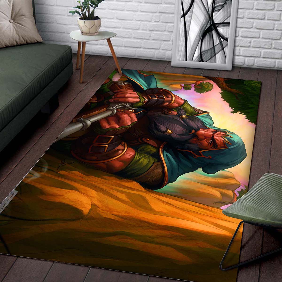 World Of Warcraft Dwarf 4k Teppich 2