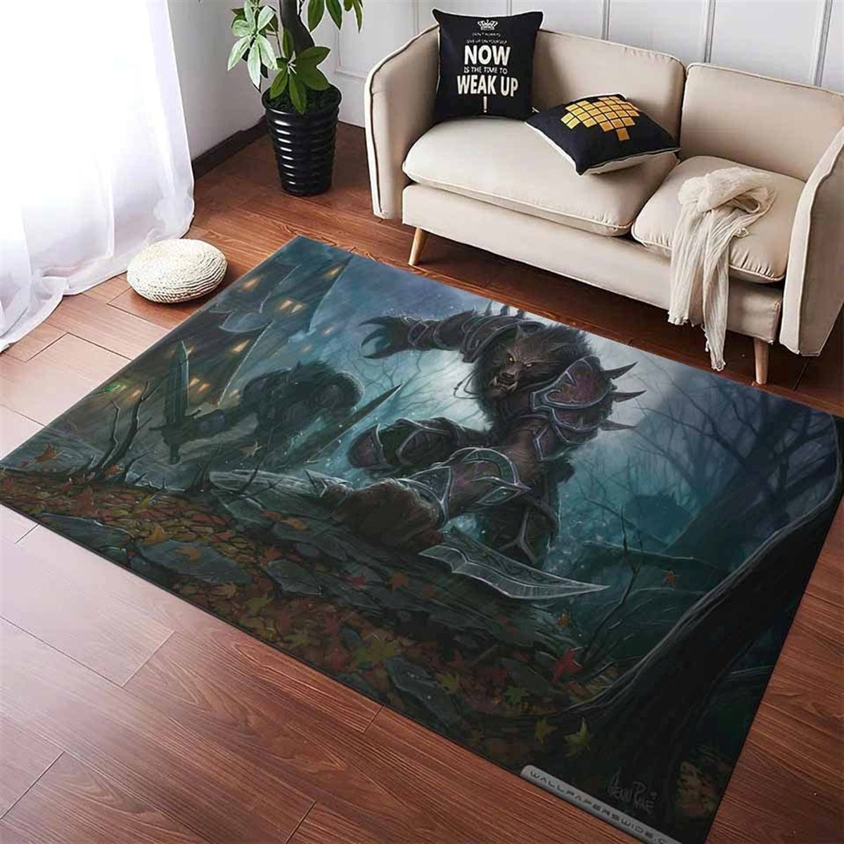 Wow Cataclysm Worgen 4k Teppich