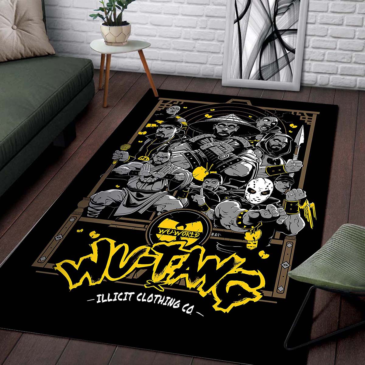 Wu Tang Clan Band Hip Hop Gift Fan Teppich 2