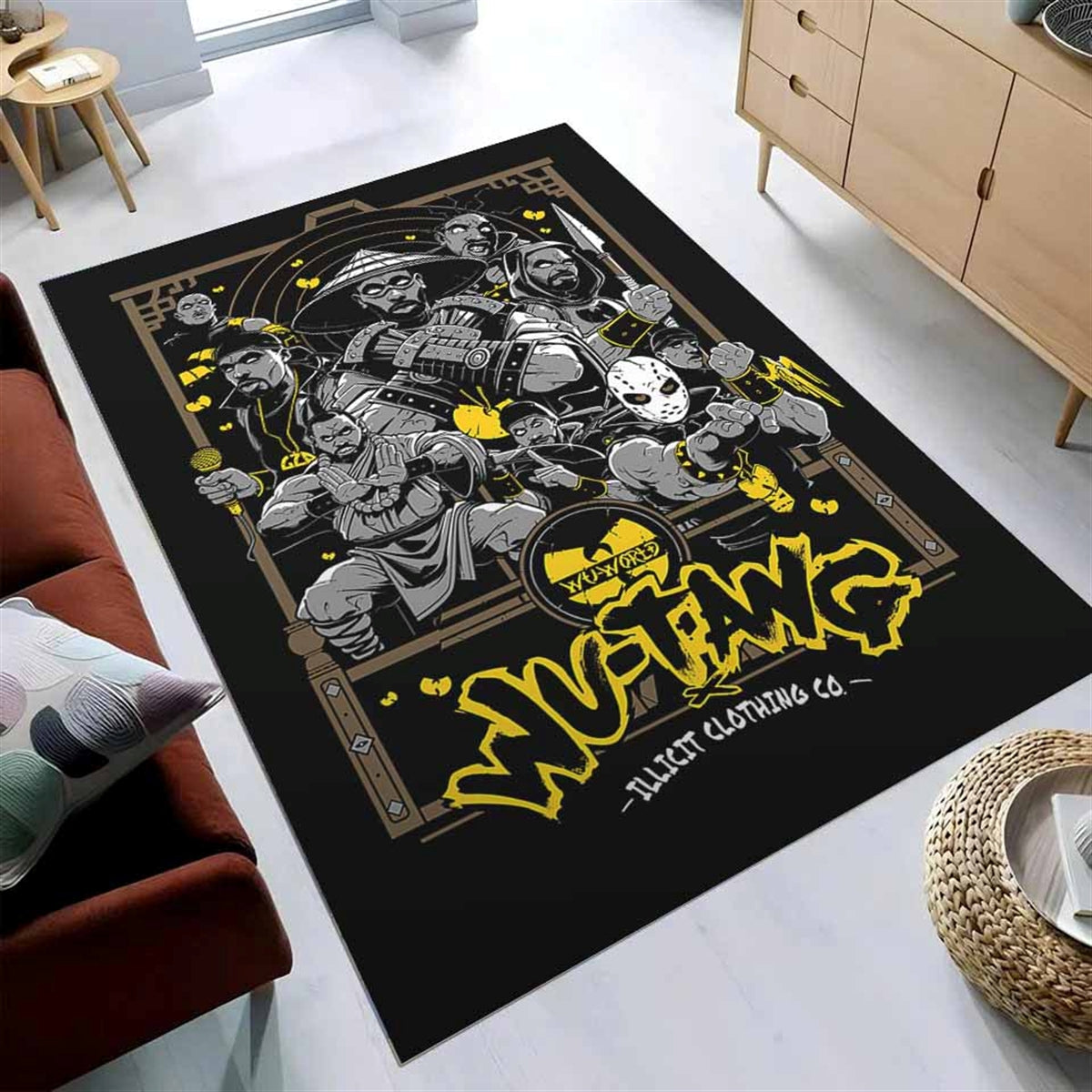 Wu Tang Clan Band Hip Hop Gift Fan Teppich