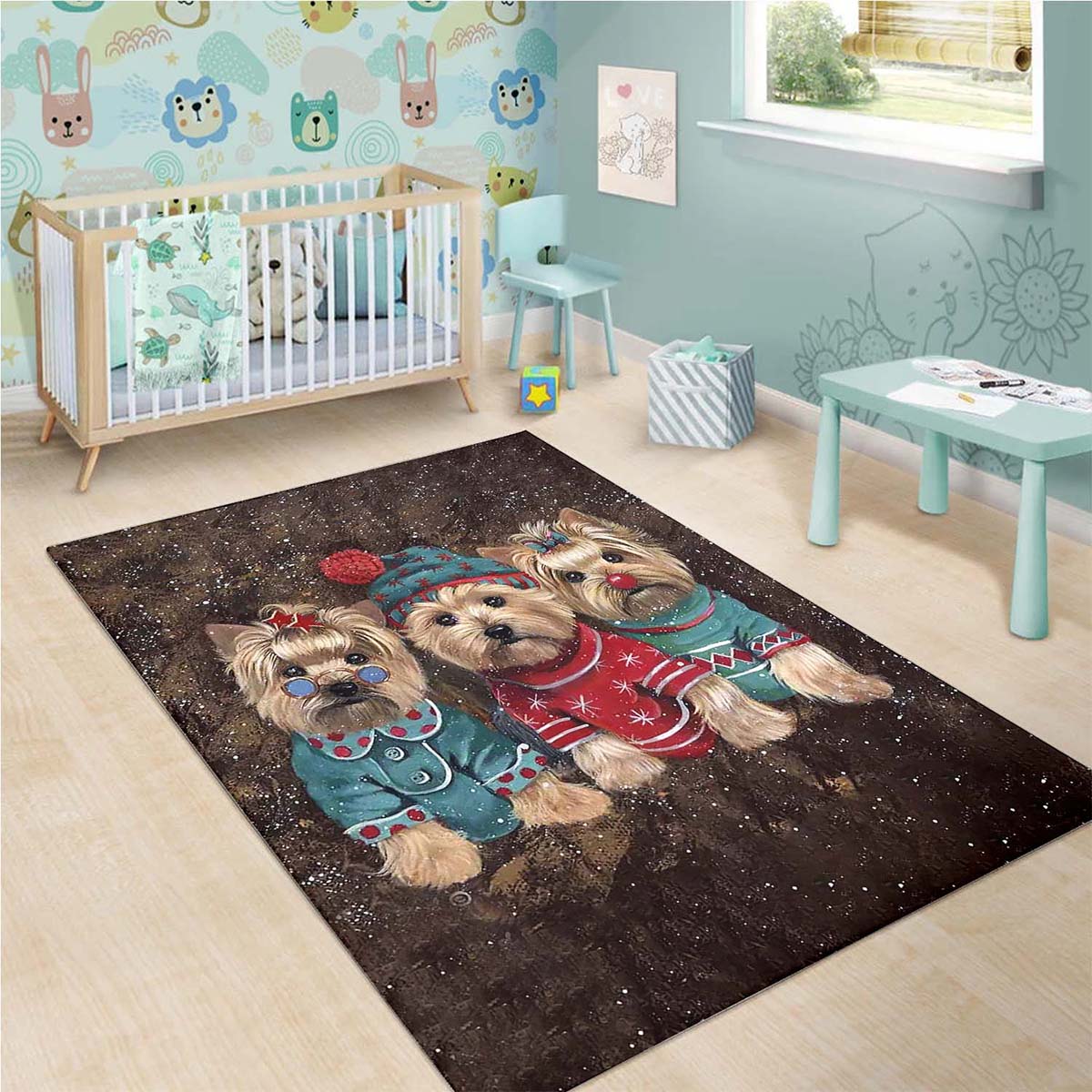 Yorkie Terrier De060972m Teppich 3