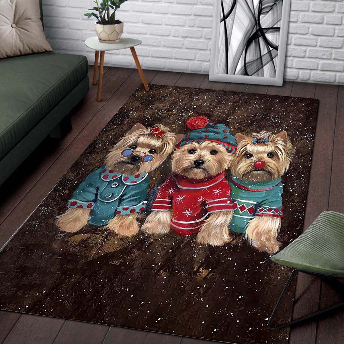 Yorkie Terrier De060972m Teppich 2