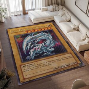 Alternative view of 2002 – Dark Duel Stories – Blauäugiger weißer Drache – PSA 10 Teppich - TOK