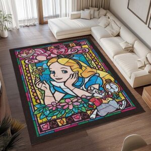 Alternative view of Alice im Wunderland 17 Teppich - TOK