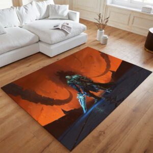 Alternative view of Anduin Wrynn Schattenlande World of Warcraft WOW Teppich - TOK