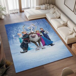 Alternative view of Anna Elsa Olaf Die Eiskönigin - Frozen Disney 1003 Teppich - TOK