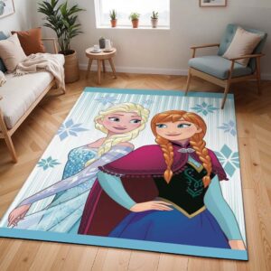 Anna Elsa Olaf Die Eiskönigin - Frozen Disney 1004 Teppich - TOK