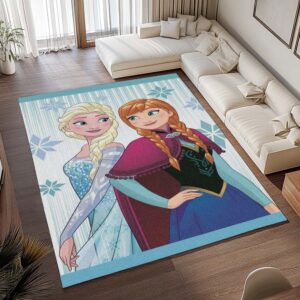 Alternative view of Anna Elsa Olaf Die Eiskönigin - Frozen Disney 1004 Teppich - TOK