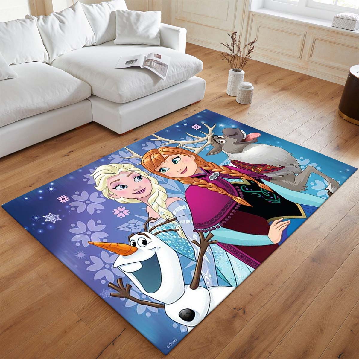 Anna Elsa Olaf Die Eiskönigin - Frozen Disney 1007 Teppich - TOK – Bild 2