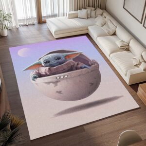 Alternative view of Baby Yoda Grogu Star Wars 11 Teppich - TOK