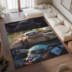 Alternative view of Baby Yoda Grogu Star Wars 12 Teppich - TOK