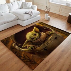 Alternative view of Baby Yoda Grogu Star Wars 15 Teppich - TOK