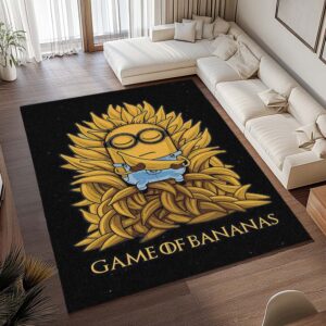 Alternative view of Bananen-Minions – Spiel der Bananen Teppich - TOK