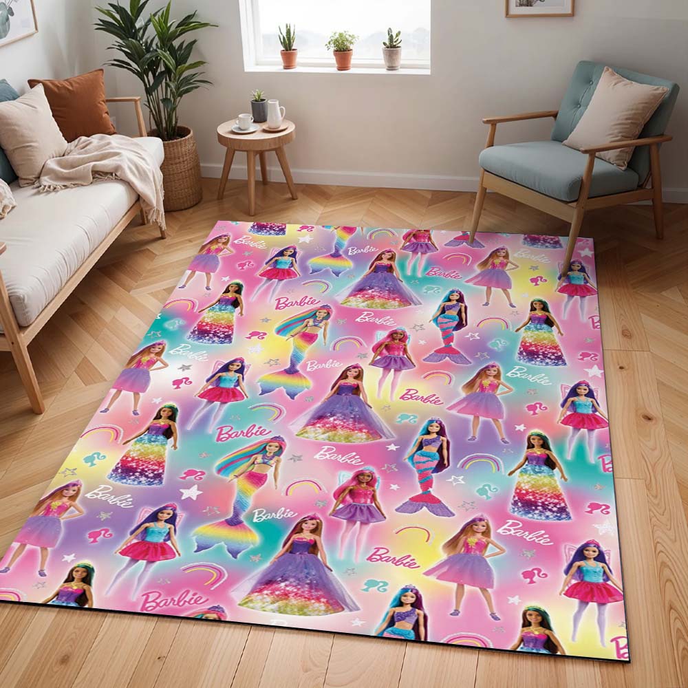 Barbie – Regenbogen Teppich - TOK