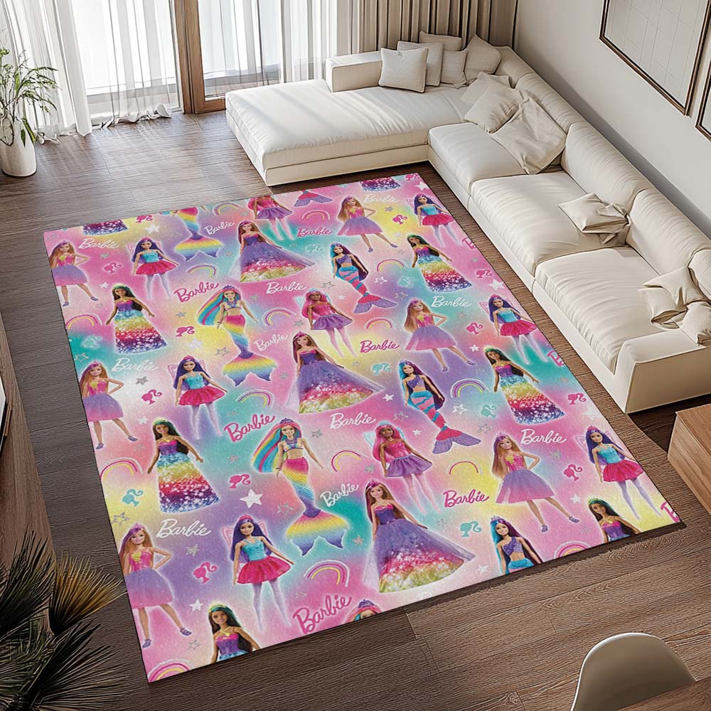 Barbie – Regenbogen Teppich - TOK – Bild 2