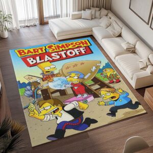 Alternative view of Bart Simpson – Raketenstart Teppich - TOK