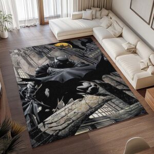 Alternative view of Batman Held in der dunklen Nacht 02 Teppich - TOK
