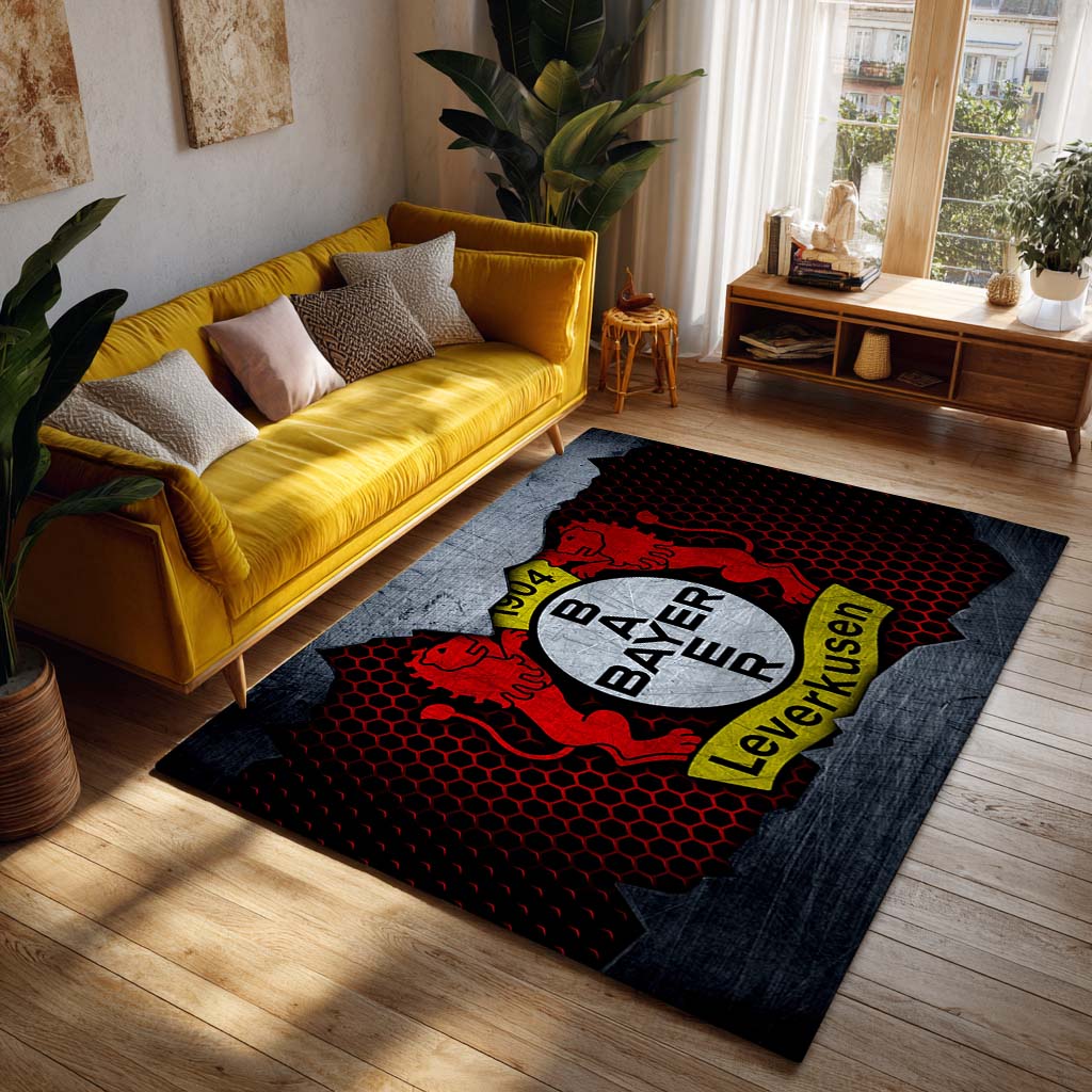FC Bayer 04 Leverkusen - B04 Teppich 17 - Teppich für Fans – Bild 2