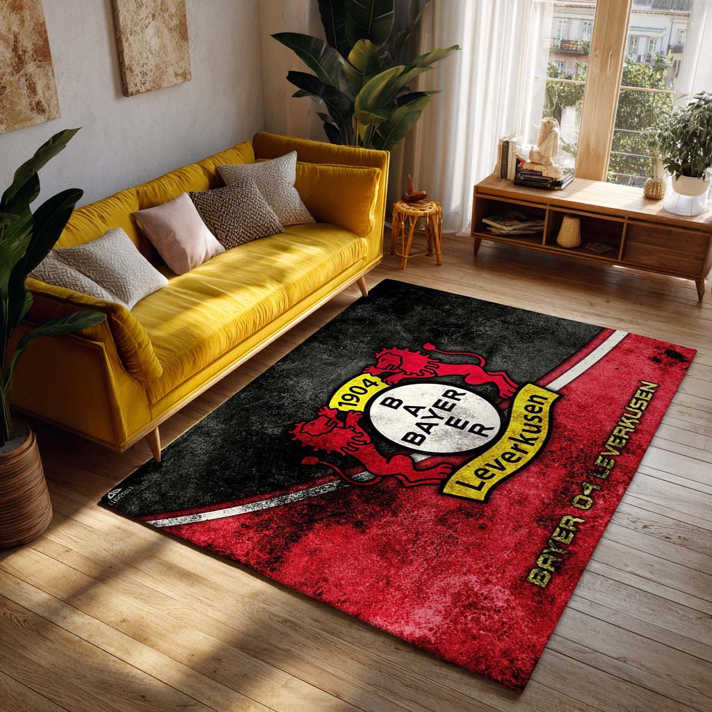 FC Bayer 04 Leverkusen - B04 Teppich 12 - Teppich für Fans – Bild 2