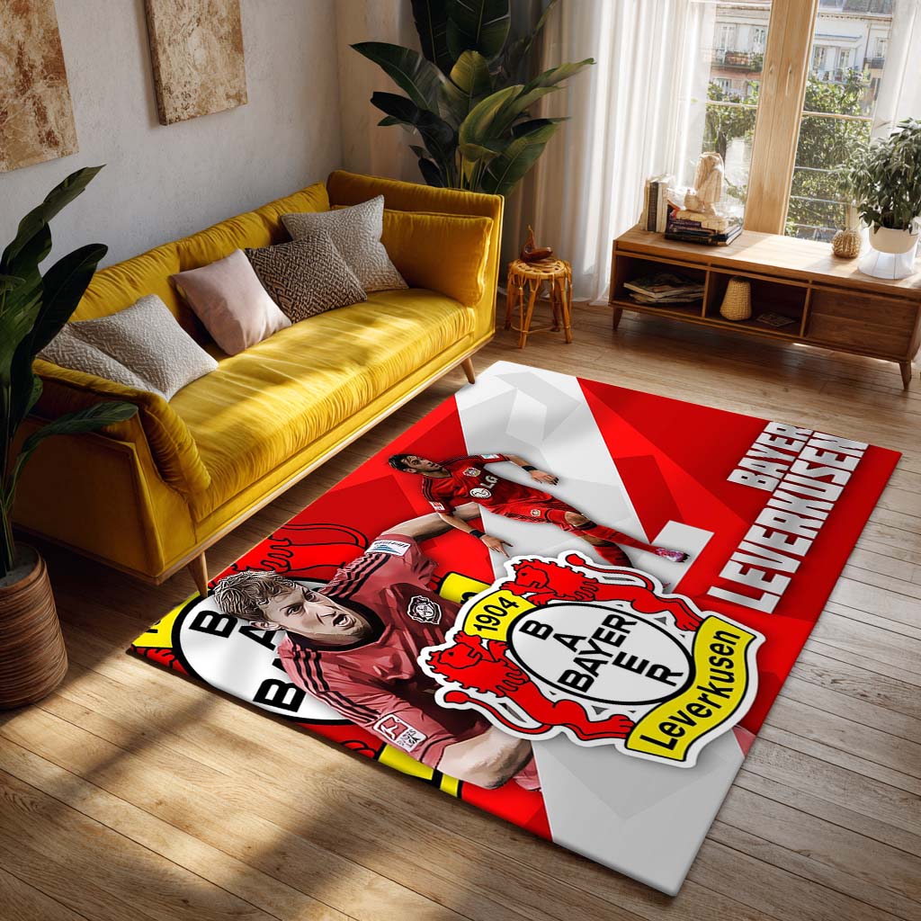 FC Bayer 04 Leverkusen - B04 Teppich 10 - Teppich für Fans – Bild 2