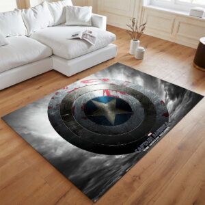 Alternative view of Captain America – Schild 2 Teppich - TOK