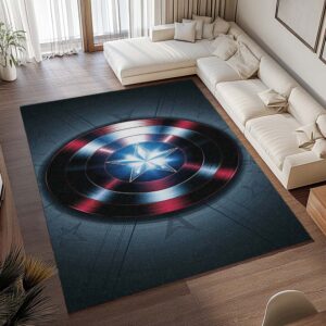 Alternative view of Captain America – Schild 5 Teppich - TOK