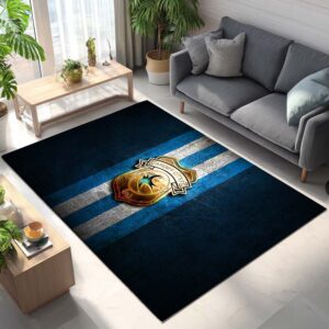Alternative view of Cardiff City FC EFL Championship Blaues Metall Teppich