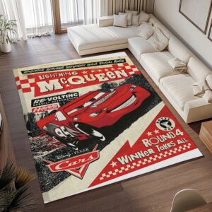 Alternative view of Cars 95 – Lightning McQueen 4 Teppich - TOK