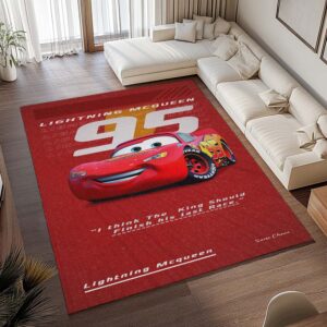 Alternative view of Cars 95 – Lightning McQueen 6 Teppich - TOK