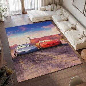 Alternative view of Cars – Lightning McQueen und Sally Carrera Teppich - TOK