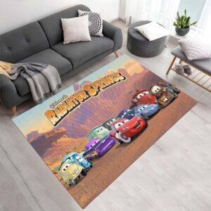 Cars – Lightning McQueen und Sally Carrera – Radiator Springs Teppich - TOK