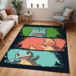 Glurak, Bisasam & Schiggy – Pokémon Teppich – TOK