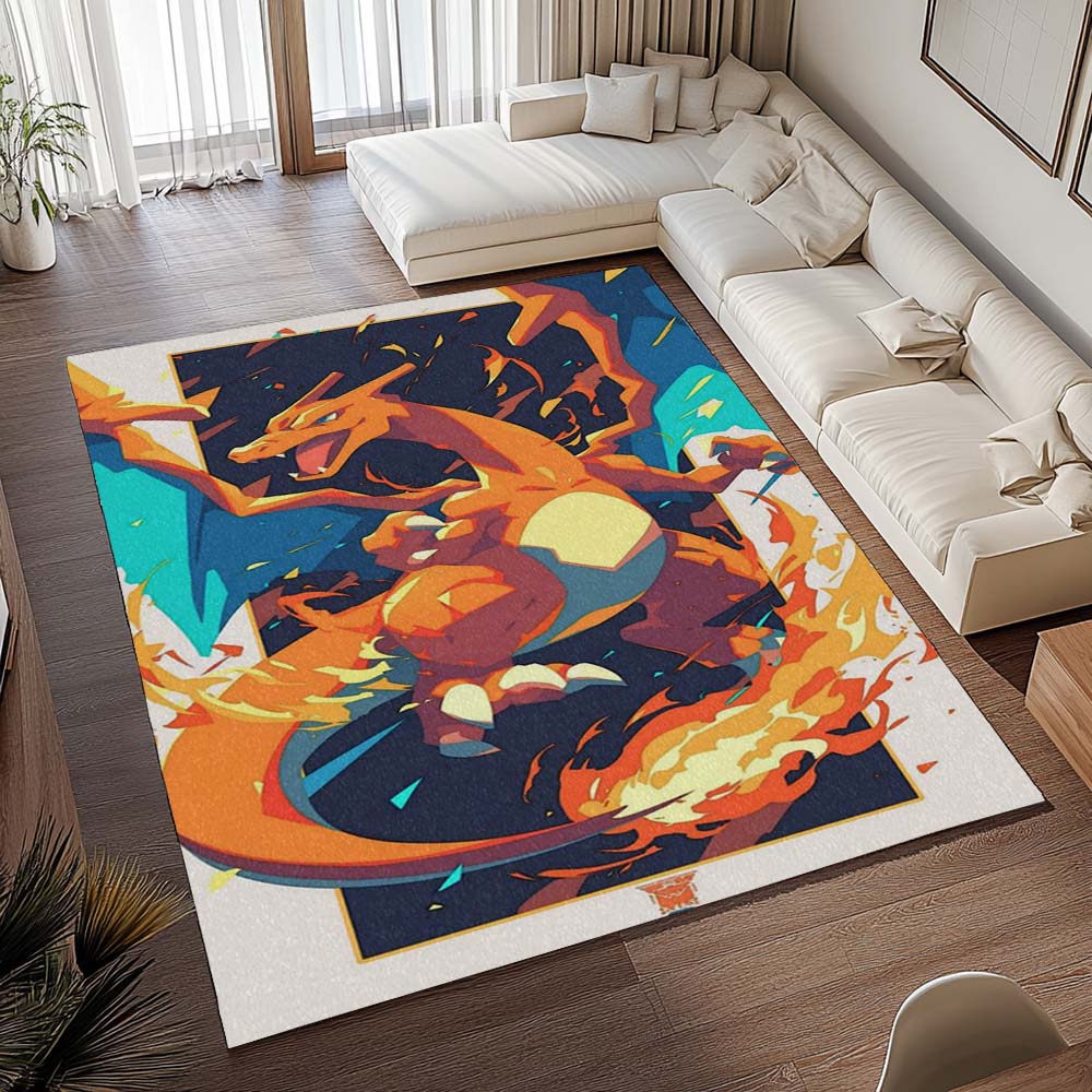 Glurak Pokémon - Charizard Pokemon 5 Teppich - TOK – Bild 2