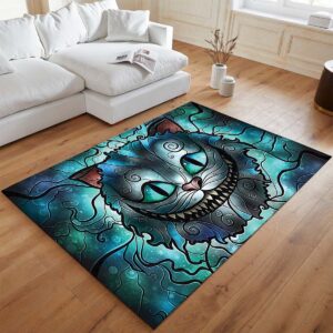 Alternative view of Grinsekatze – Alice im Wunderland 05 Teppich - TOK