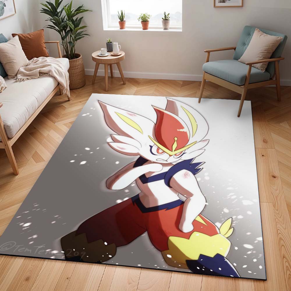 Liberlo Pokémon - Cinderace Pokemon 3 Teppich - TOK