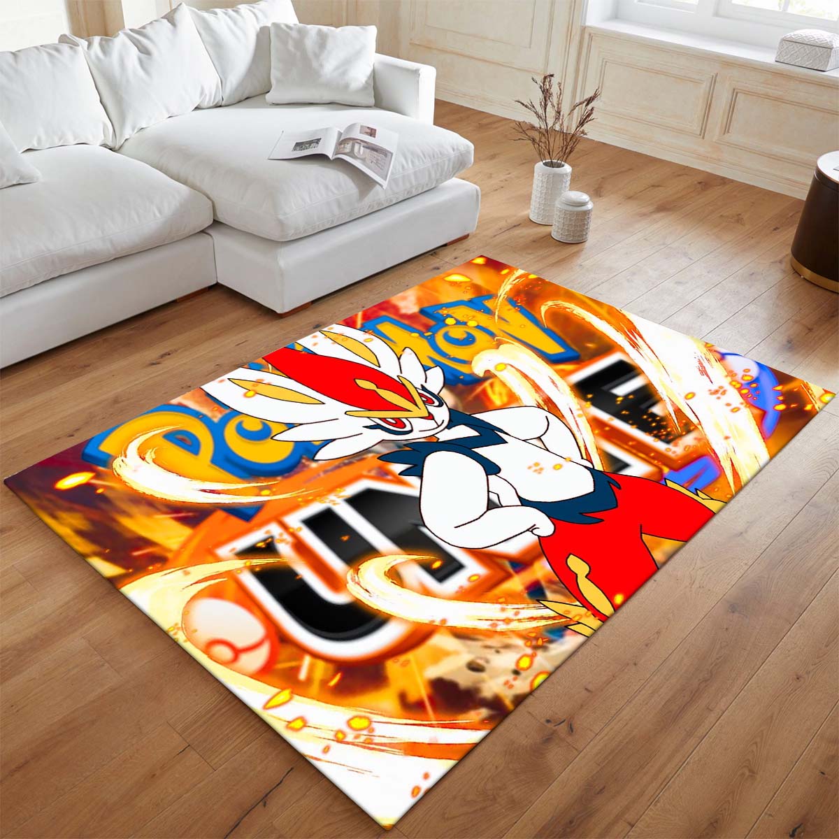 Liberlo Pokémon - Cinderace Pokemon 4 Teppich - TOK – Bild 2