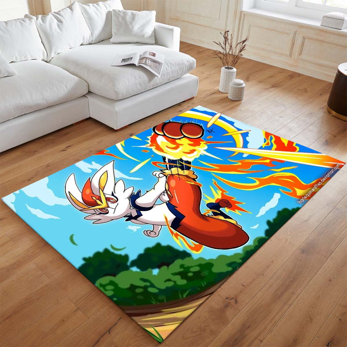 Liberlo Pokémon - Cinderace Pokemon 5 Teppich - TOK – Bild 2
