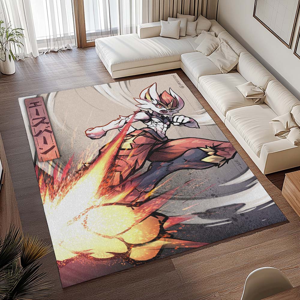 Liberlo Pokémon - Cinderace Pokemon 7 Teppich - TOK – Bild 2