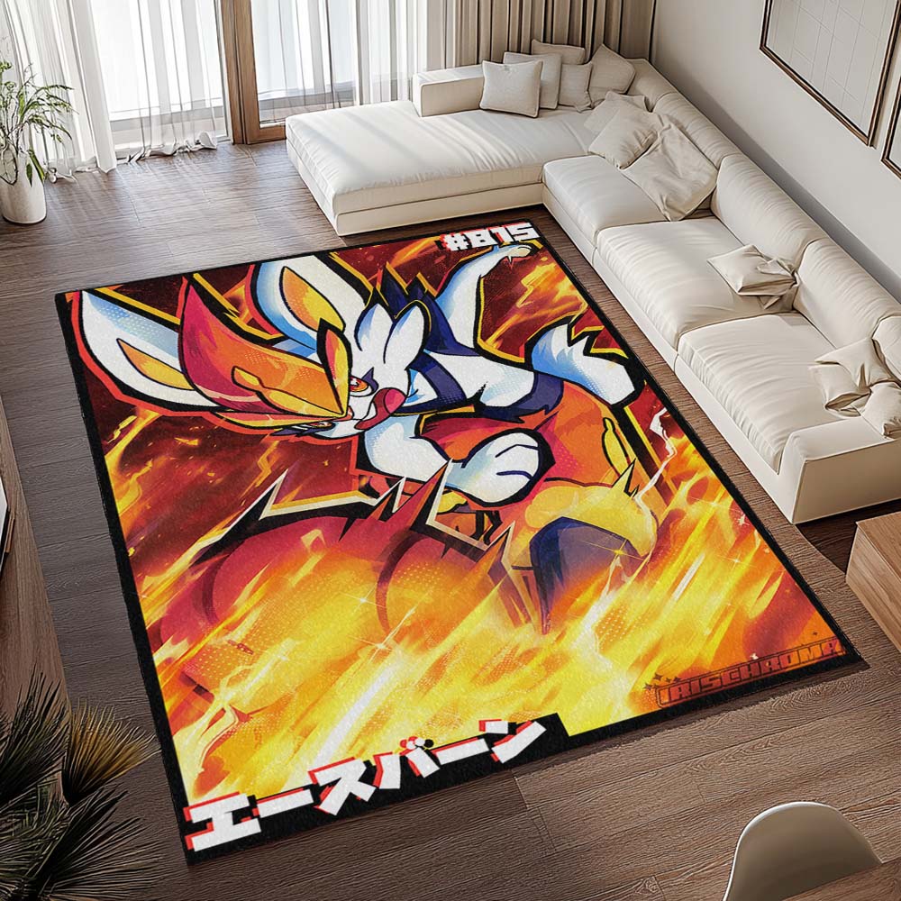 Liberlo Pokémon - Cinderace Pokemon 8 Teppich - TOK – Bild 2