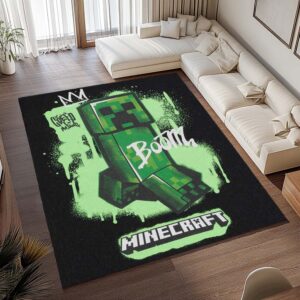 Alternative view of Creeper in Minecraft Boom Teppich - TOK