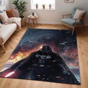 Darth Vader mit Feuer Star Wars 1005 Teppich - TOK