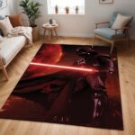 Darth Vader mit rotem Lichtschwert Teppich – TOK