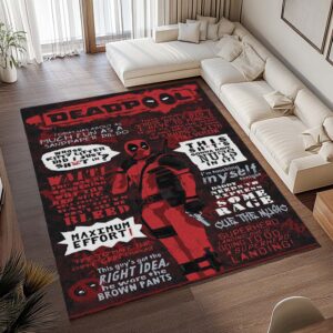 Alternative view of Deadpool 21 Teppich - TOK