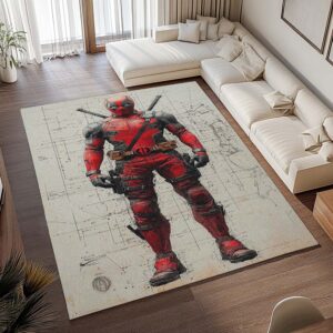 Alternative view of Deadpool 24 Teppich - TOK