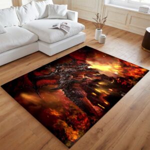 Alternative view of Todesschwinge der Zerstörer World of Warcraft Teppich - TOK