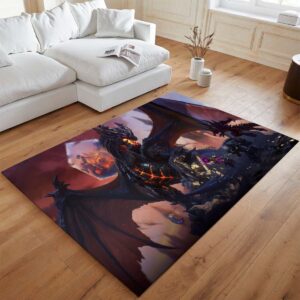 Alternative view of Todesschwinge der Zerstörer World of Warcraft 4 Teppich - TOK