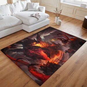 Alternative view of Todesschwinge der Zerstörer World of Warcraft 5 Teppich - TOK