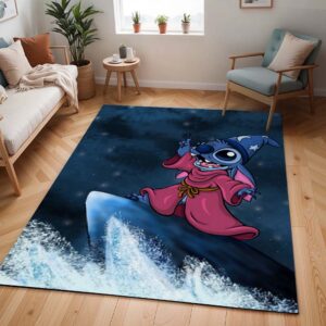 Disney Lilo & Stitch Stitch surft Teppich - TOK
