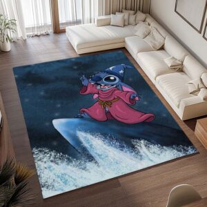 Alternative view of Disney Lilo & Stitch Stitch surft Teppich - TOK