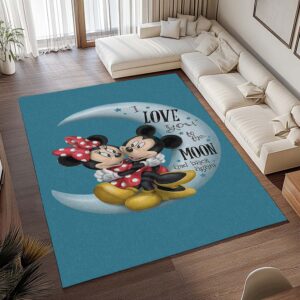 Alternative view of Disney – Micky Maus und Minnie Maus 9 Teppich - TOK